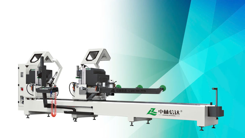 Máy cắt nhôm 2 đầu CNC Zhonglin ZLSJ-TCNC-550*175