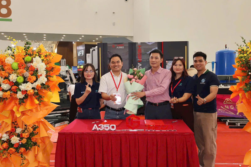 Gopco Chuyển Giao Trạm Gia Công Trung Tâm Hega A350 Cho Công Ty Hương Giang