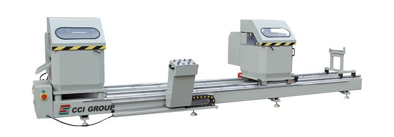 Máy cắt nhôm, nhựa PVC 2 đầu - LJHZ2-500x4200