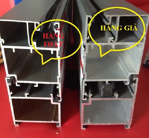 Phân biệt cửa nhôm xingfa chính hãng và hàng giả 